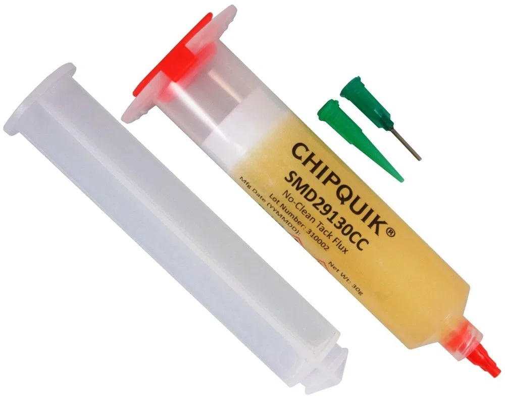 Tack Flux no clean in a 30cc syringe w/plunger & tip