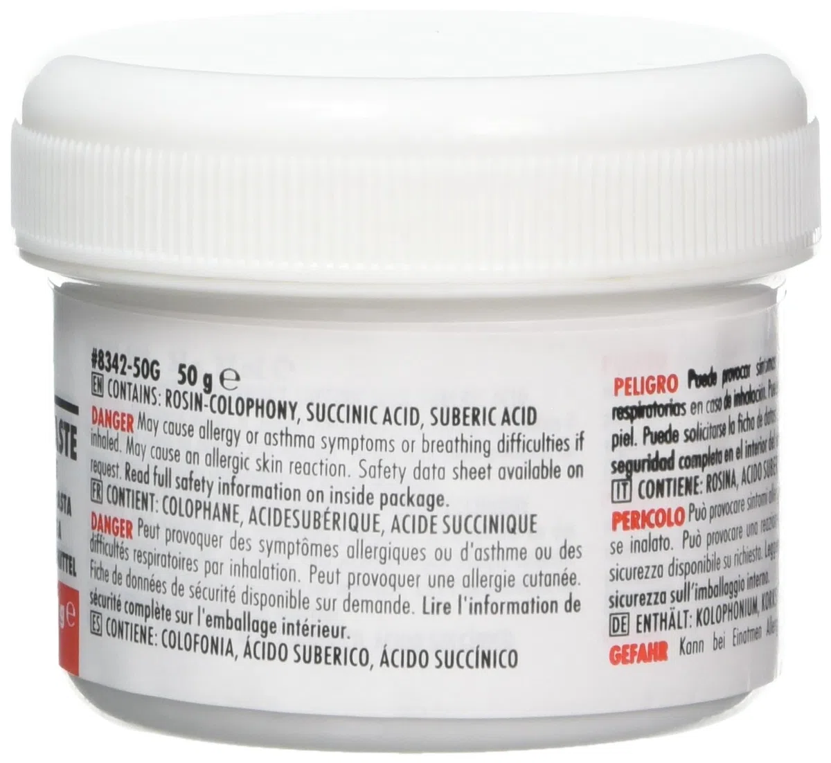 MG Chemicals 8342 RA Colofonia in pasta, ambra, barattolo da 50 g